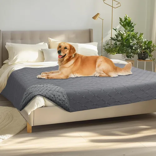 Vista 41 de Luciphia Funda de sofá 100% impermeable para perros, antideslizante, protector de sofá para mascotas, tapete para sofá, cachorro y gatos, con parte