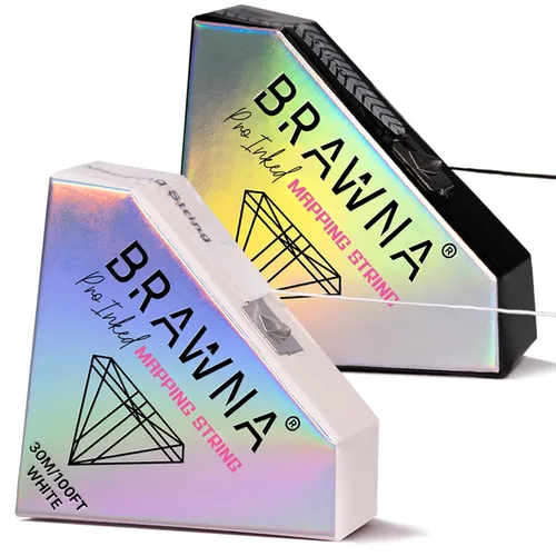 Vista 27 de BRAWNA PMU Supplies - Cuerda de mapeo preentintada para microblading y microsombreado de cejas - Cuerda de microblading premium - Herramienta