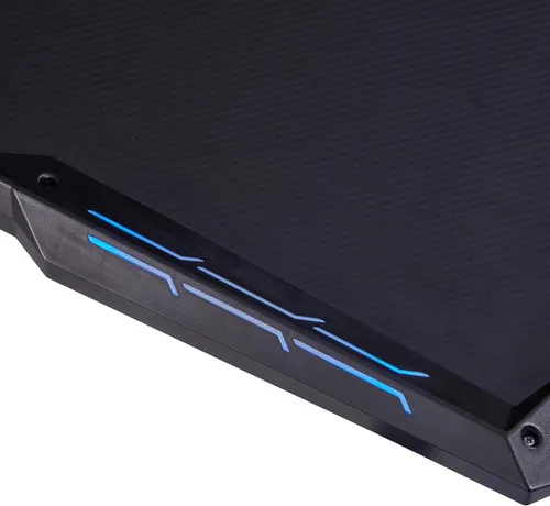 Vista 20 de Homes: Inside + Out Kindira - Escritorio moderno de acero para juegos con puertos USB, alfombrilla de mouse de PC y portavasos giratorio