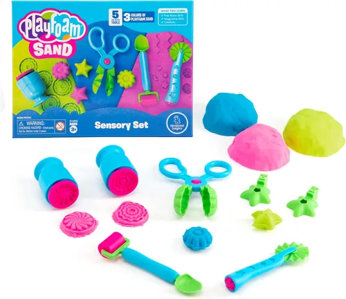 Vista 8 de Educational Insights Playfoam Sand ABC - Juego de galletas, arena de juego, juguete sensorial, regalo para niños y niñas, a partir de 3 años