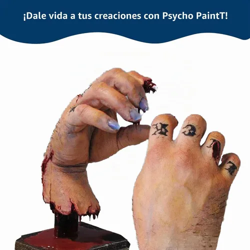 Vista 7 de Psycho Paint - Base de pintura de silicona platino - Kit de 8 onzas