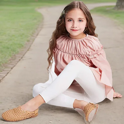 Vista 19 de Felix & Flora Leggings para niñas, pantalones de verano para niñas y niños pequeños