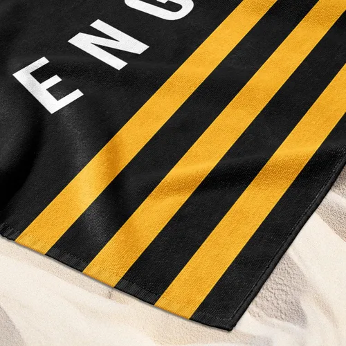 Vista 5 de Northwest NHL Pittsburgh Penguins - Toalla de playa, 30 x 60 pulgadas, rayas