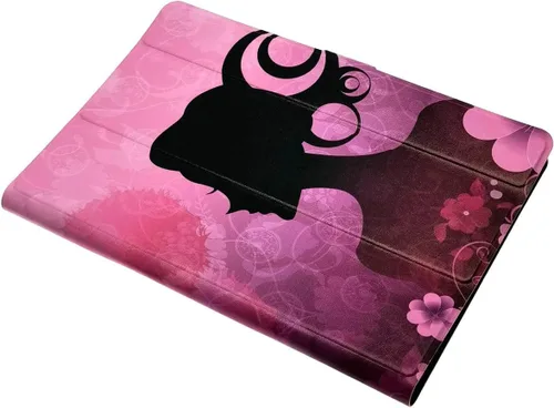 Vista 2 de Funda delgada compatible con Olax Magic Q8 8.0 pulgadas Tablet Case Flip Stand Cover SN