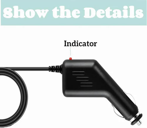 Vista 4 de 5V 2A Car Vehicle Power Charger Adapter for SANEI N90 N10 Capacitive Tablet PC