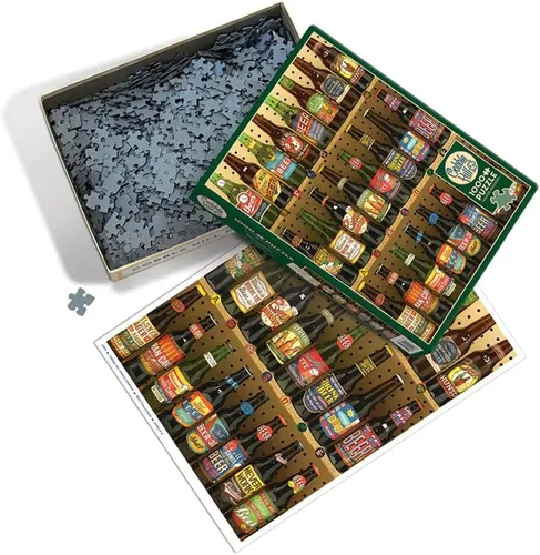 Vista 3 de Cobblehill 80082 - Rompecabezas de colección de cerveza (1000 piezas)