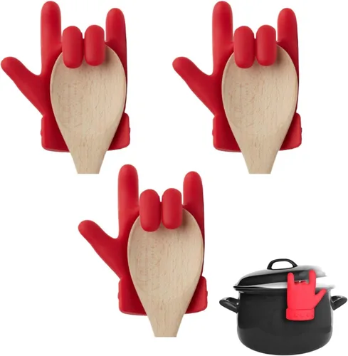 Vista 11 de BeyondNice Elevador de tapa de olla de silicona con forma de dedo, único, a prueba de derrames y liberación de vapor, herramienta y accesorios de 1