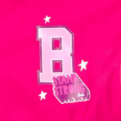 Vista 2 de Barbie Chaqueta bomber para niñas, chaqueta bomber con cremallera para niñas, ropa de abrigo para niñas
