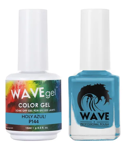 Vista 175 de WAVEGEL - Juego dúo de gel y esmalte de uñas a juego - Colección Simplicity - #P109 Blizzard I 0.5 onzas