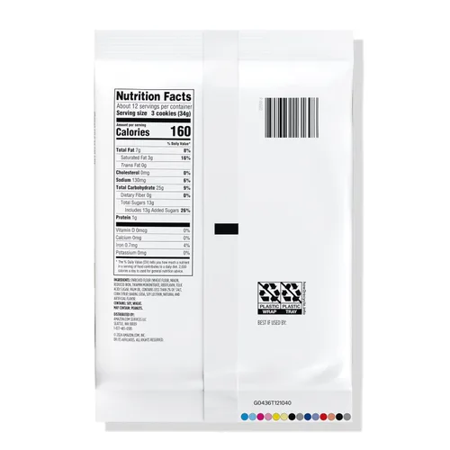 Vista 2 de Amazon Grocery, galletas sándwich de vainilla, 14.3 onzas (anteriormente Happy Belly, el embalaje puede variar)