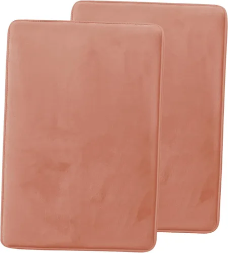 Vista 94 de Clara Clark Alfombra de Baño 24" x 17" - Alfombras de Baño, Tapete de Baño de Espuma Viscoelástica, Afelpado, Acogedor, Ultra Suave, Antideslizante
