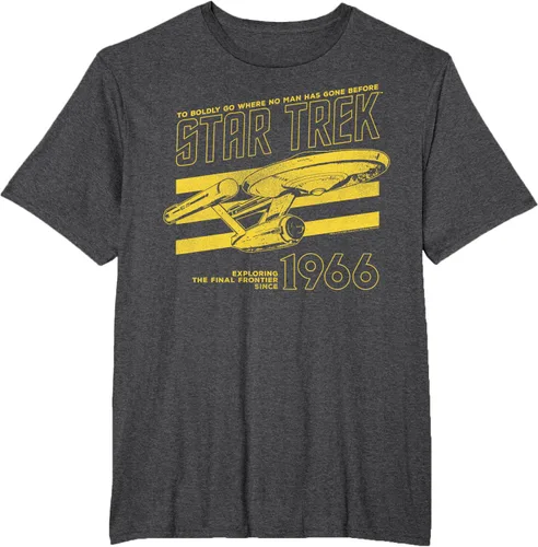 Vista 15 de Star Trek: The Original Series Enterprise '66 Collegiate Camiseta Negro