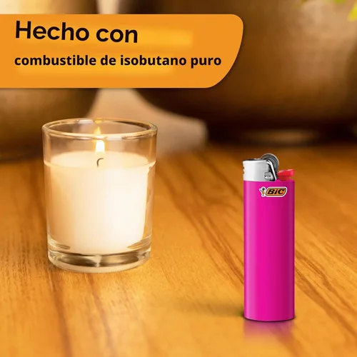Vista 6 de BIC Maxi encendedores de bolsillo, fiables y duraderos, varios colores, paquete de 12