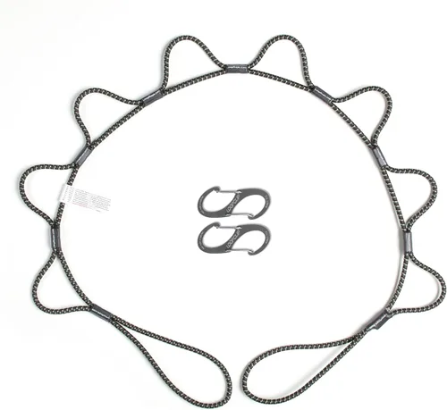 Vista 13 de LoopRope Sistema de amarre de cuerda elástica Correa de carga ajustable Sin nudos Camión, RV, ATV, camping, accesorio al aire libre