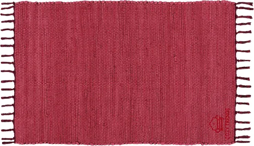 Vista 18 de Alfombra de trapo de algodón hecha a mano de 24 x 36 pulgadas, alfombra multicolor de 2 x 3 pies, tejida a mano, lavable y reversible para sala
