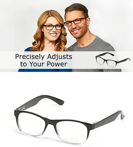 Vista 2 de Paquete de 5 lentes de lectura de enfoque automático, lentes de lectura con ajuste automático Dial Vision, lentes de ojo flexibles y claros