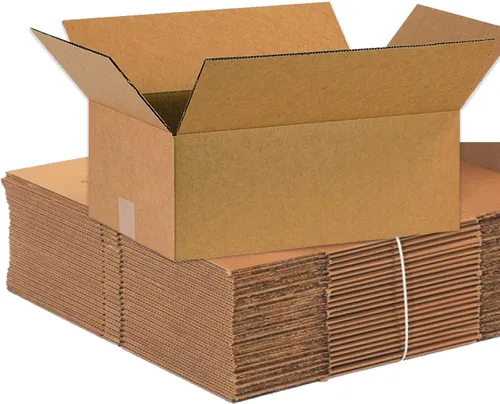 Vista 6 de BOX USA Cajas de cartón corrugado de 14 x 9 x 6 pulgadas, tamaño mediano de 14 pulgadas de largo x 9 pulgadas de ancho x 6 pulgadas de alto, paquete