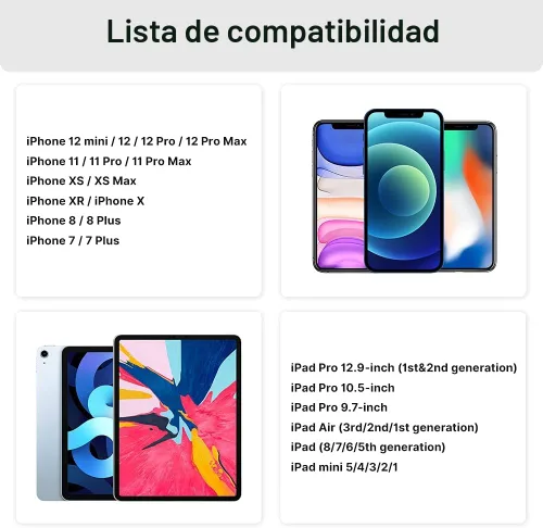 Vista 7 de Auriculares con cable Lightning para iPhone, auriculares con certificación MFi para iPhone 13 14 12 Pro Max, con micrófono y control de volumen