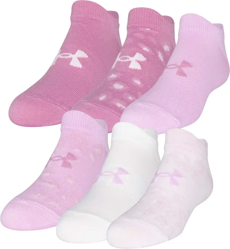 Vista 73 de Under Armour Calcetines ligeros invisibles Essential 2.0 para niños (paquete de 6)
