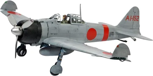 Vista 2 de Academy 12352 1/48 Armada japonesa Zero Ship Fighter Avión Tipo 21 Midway Battle Modelo de plástico
