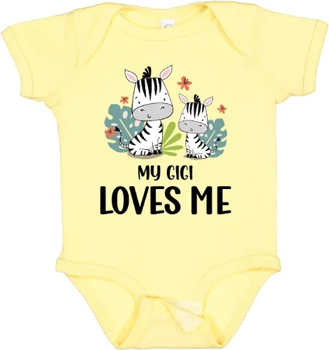 Vista 11 de inktastic Body para bebé Zebra My Gigi Loves Me