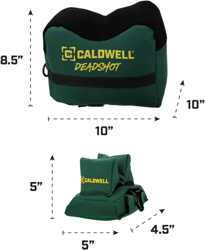 Vista 6 de Caldwell Deadshot - Soporte de tiro con apoyos delanteros y traseros, resistente al agua, para rango, tiro y caza