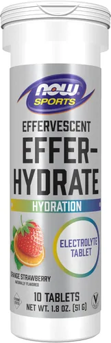 Vista 11 de NOW Foods Nutrición Deportiva, Effervescent Effervescente-Hydrate, Suplemento de electrolitos, Recuperación*, Limón Limón, 10 Tabletas
