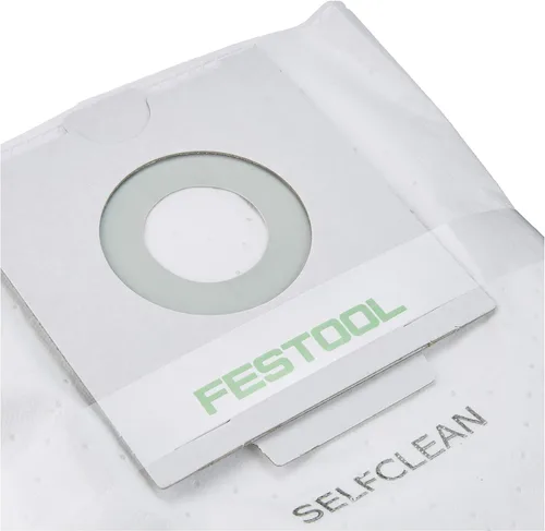 Vista 2 de Festool 496187 - Bolsa de filtro autolimpiante para CT 26, Cantidad 5 (1)