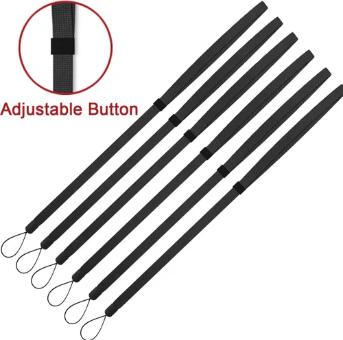 Vista 5 de AMUU Paquete de 6 cordones trenzados planos ajustables, para walkie-talkie, crucero, llaves, bolígrafo, teléfono, soporte para tarjetas