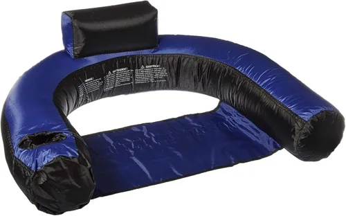 Vista 2 de Swimline Flotador inflable de nailon para piscina con asiento en U (paquete de 3)
