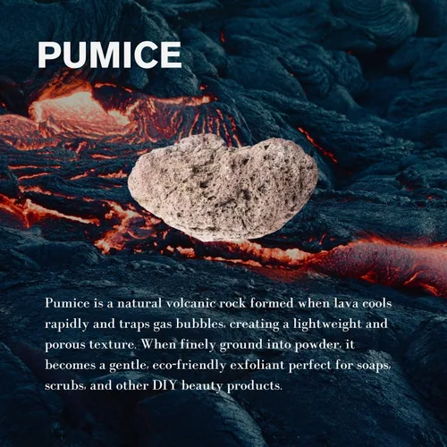 Vista 3 de ClearLee Piedra pómez de grado cosmético – 100% grano/polvo natural puro – excelente para exfoliación de la piel en jabones caseros DIY