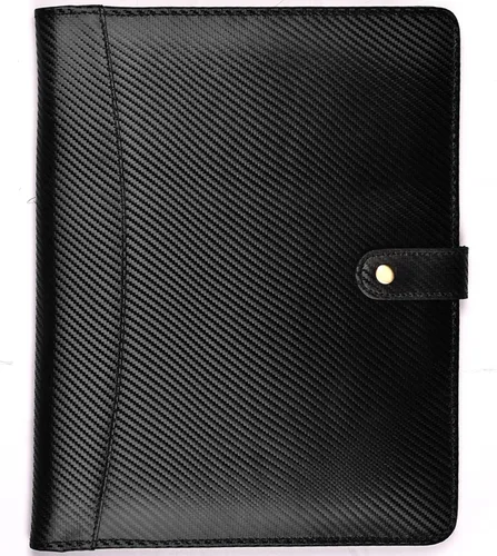 Vista 6 de Leather Village Organizador de Portafolio de Cuero - Padfolio Profesional de Negocios para Hombres y Mujeres - Elegante Portador de Tarjetas