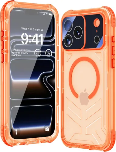 Vista 14 de WIFORT Funda impermeable para iPhone 15, [IP68 bajo el agua a prueba de polvo] [pantalla integrada] [15 pies a prueba de golpes militar], cubierta