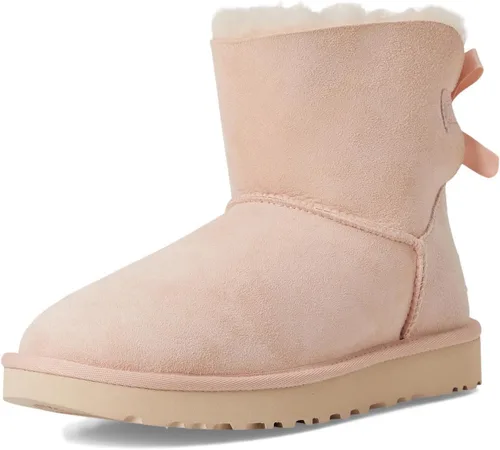 Vista 9 de UGG Botas Mini Bailey Bow II para mujer Negro