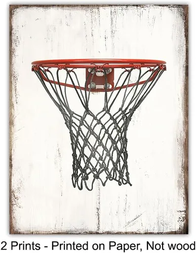 Vista 4 de Juego de impresiones artísticas de baloncesto para pared, fotos vintage de 8 x 10 pulgadas, regalo único para hombres, adolescentes, Kobe Bryant