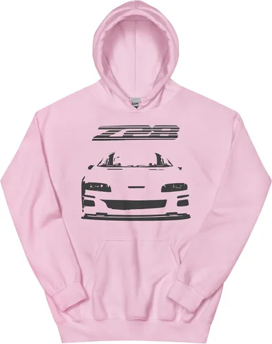 Vista 2 de JG Infinite Chevy Camaro Z28 Cuarta Generación 4 Generación Unisex Sudadera con Capucha Gris