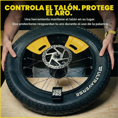 Vista 3 de Ultraverse Kit combinado de soporte para cuentas de neumáticos de bicicleta