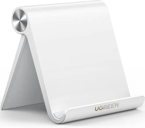 Vista 10 de UGREEN Soporte para tableta ajustable portátil escritorio Dock Office compatible con iPad Pro 11 9.7 10.5 Air Mini 5 4 3 2 iPhone 17 16 15 14 13 12