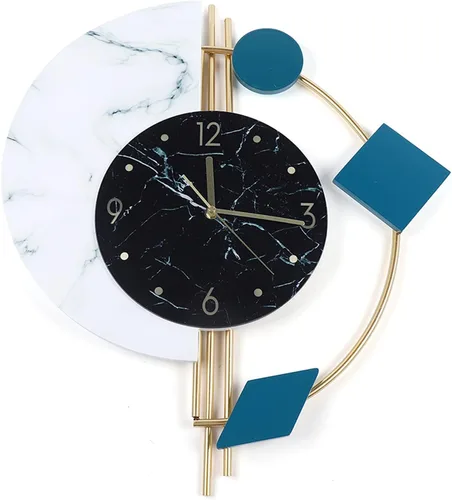 Vista 16 de Reloj de pared Reloj de péndulo 3D Forma de ojo Diseño moderno Decoración de arte para oficina en casa
