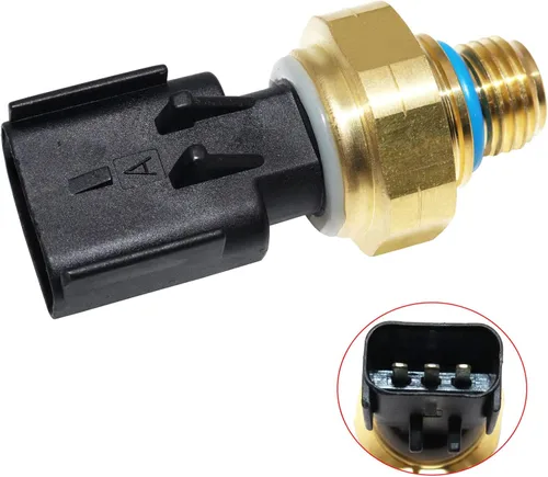 Vista 3 de 4921517 Sensor de presión de aceite de motor compatible con Cummins ISX ISM ISX11.9 ISX15 Freightliner Peterbilt Kenworth International Mack Western