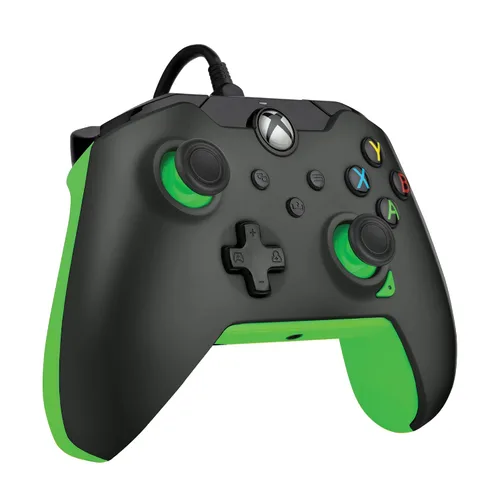 Vista 4 de PDP Wired Xbox Gaming Controller: Gamepad Licensed for Xbox Series X S, Xbox One, Windows PC, Audio Controls, 8ft Cable, 3.5mm jack, Mappable