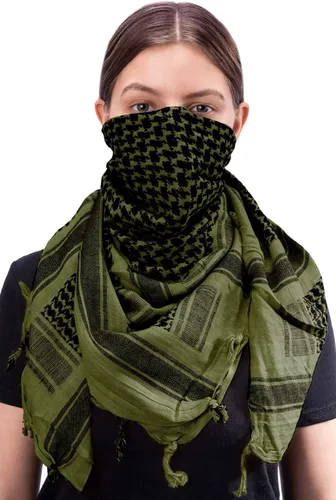 Vista 2 de Mato & Hash Shemagh militar táctico 100% algodón bufanda cabeza envoltura