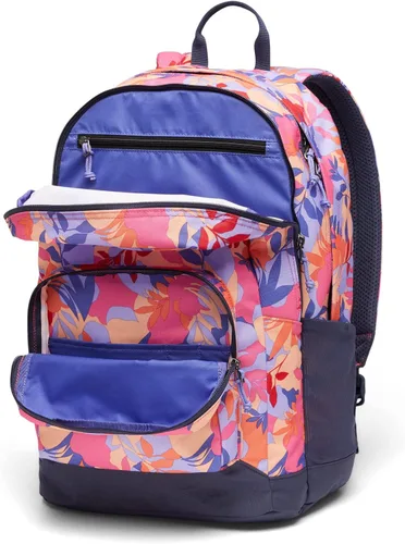 Vista 4 de Columbia Mochila unisex en zigzag de 30 L, diseño de geranio salvaje, talla única