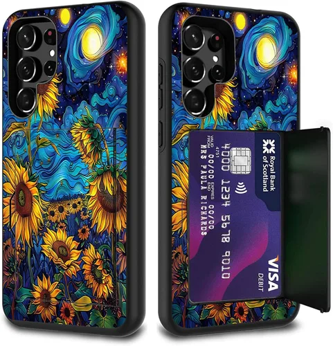 Vista 53 de Funda híbrida de doble capa con función atril para Samsung Galaxy A16 5G de 6.9 pulgadas, diseño de vaca con bandera estadounidense