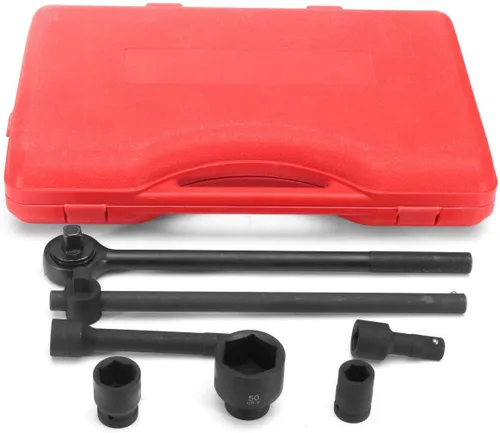 Vista 5 de Juego de dados de impacto de 27 piezas de 3/4 "pulgadas de impulsión métrica SAE estándar automotriz mecánico