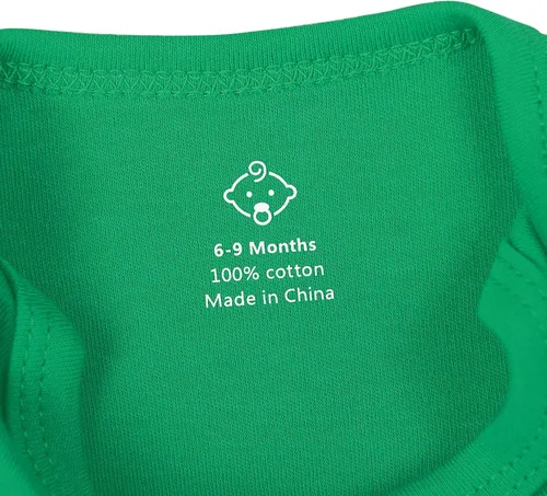Vista 3 de ROMPERINBOX Unisex Baby Onsies Solid Baby Bodysuit Romper Blank for 0-24 Months Boys Girls