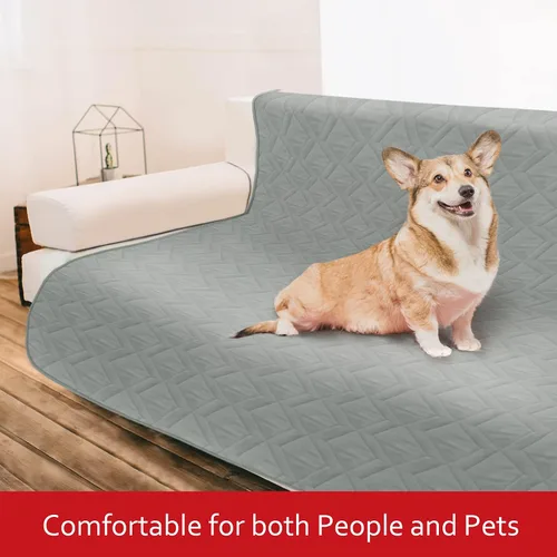 Vista 5 de Moonsea Funda impermeable para cama de perro, manta antideslizante para mascotas, sofá, sofá, funda protectora de muebles para niños, niños, perros