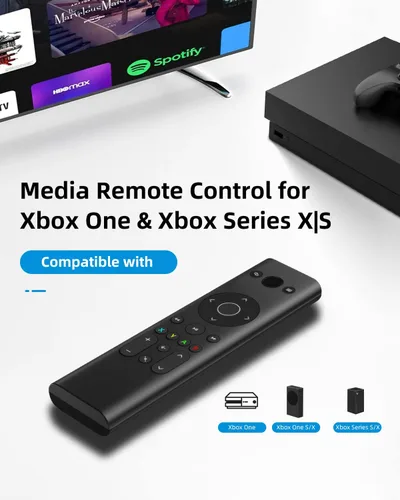 Vista 2 de OLCLSS Control remoto multimedia para Xbox One, Xbox One XS y Xbox Series XS - Compatible con múltiples modelos de consola para Xbox
