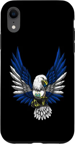 Vista 9 de Funda para iPhone 12 mini con bandera de El salvador y águila salvadoreña