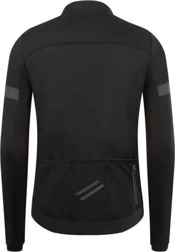 Vista 2 de RISESBIK Chaqueta de ciclismo para hombre, ropa de ciclismo de invierno, a prueba de viento, impermeable, térmica, softshell, cortavientos